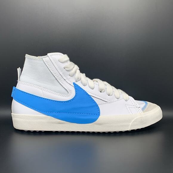 Nike Blazer‎ Mid 77 Jumbo White University Blue Shoes Men's Sz 12.5 - Picture 5 of 10